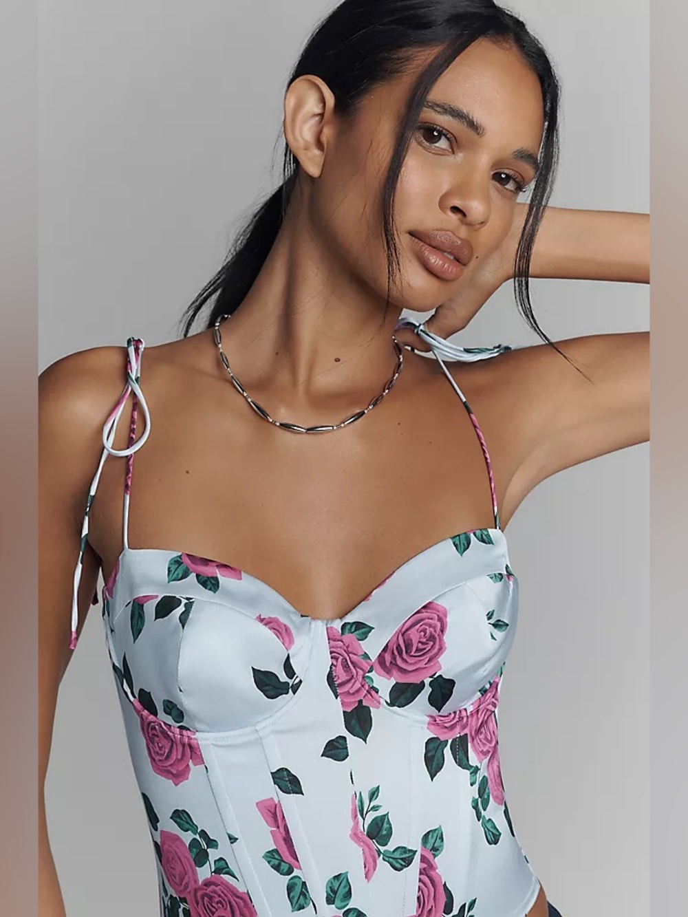 Good American Satin Finish Bustier Top Size 2XL